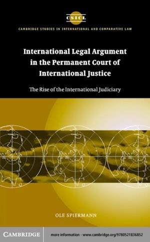 International Legal Argument in the Permanent Court of International Justice