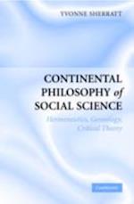 Continental Philosophy of Social Science