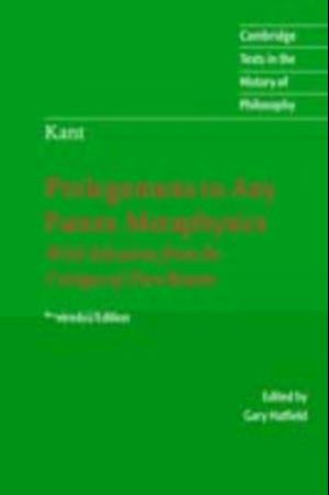 Immanuel Kant: Prolegomena to Any Future Metaphysics