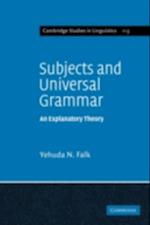 Subjects and Universal Grammar