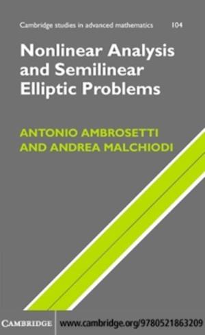 Nonlinear Analysis and Semilinear Elliptic Problems