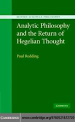 Analytic Philosophy and the Return of Hegelian Thought
