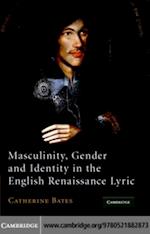 Masculinity, Gender and Identity in the English Renaissance Lyric