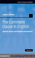 Comment Clause in English