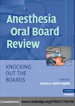 Anesthesia Oral Board Review