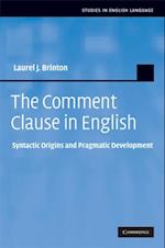Comment Clause in English