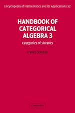 Handbook of Categorical Algebra: Volume 3, Sheaf Theory