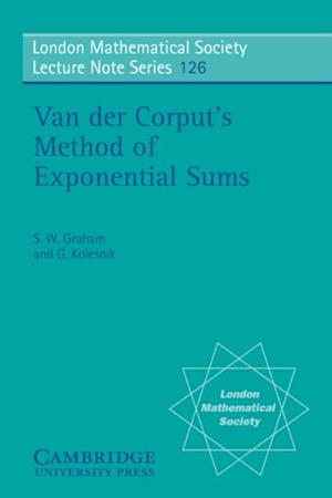 Van der Corput's Method of Exponential Sums