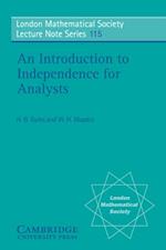 Introduction to Independence for Analysts