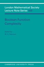 Boolean Function Complexity