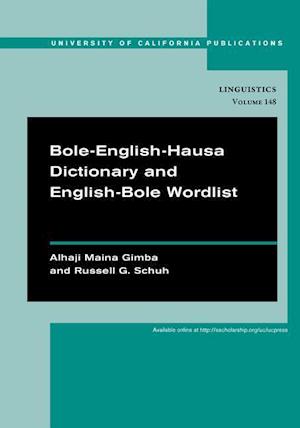 Bole-English-Hausa Dictionary and English-Bole Wordlist