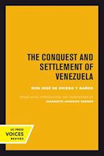 The Conquest and Settlement of Venezuela