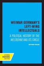 Weimar Germany's Left-Wing Intellectuals