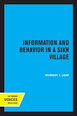 Information and Behavior in a Sikh Village