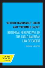 Beyond Reasonable Doubt and Probable Cause