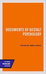 Documents of Gestalt Psychology