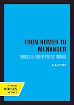 From Homer to Menander