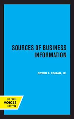 Sources of Business Information
