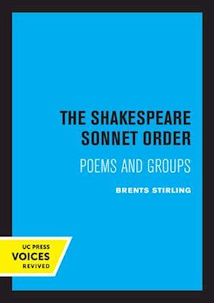 The Shakespeare Sonnet Order