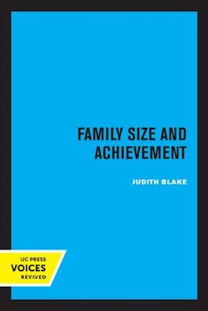 Family Size and Achievement