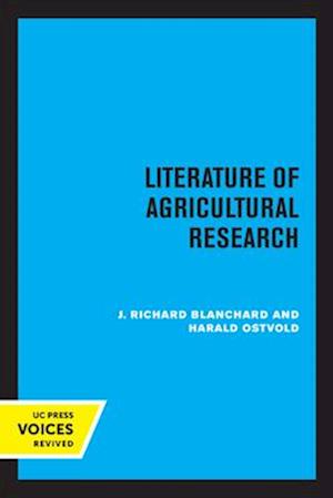 Literature of Agricultural Research