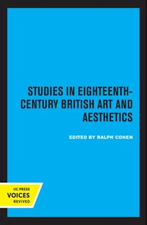 Studies in Eighteenth-Century British Art and Aesthetics