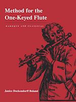 Method for the One-Keyed Flute