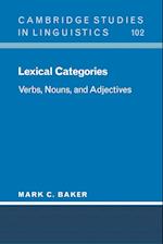 Lexical Categories
