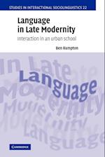 Language in Late Modernity