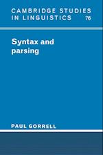 Syntax and Parsing