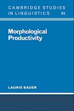 Morphological Productivity