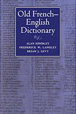 Old French-English Dictionary