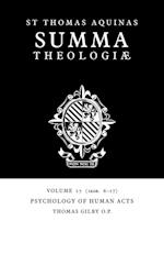 Summa Theologiae: Volume 17, Psychology of Human Acts