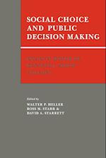 Essays in Honor of Kenneth J. Arrow: Volume 1, Social Choice and Public Decision Making