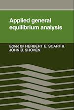 Applied General Equilibrium Analysis
