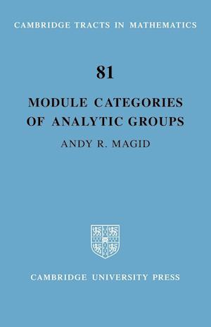 Module Categories of Analytic Groups