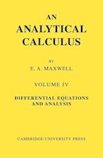 An Analytical Calculus: Volume 4