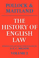 The History of English Law: Volume 2