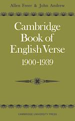 Cambridge Book of English Verse 1900-1939