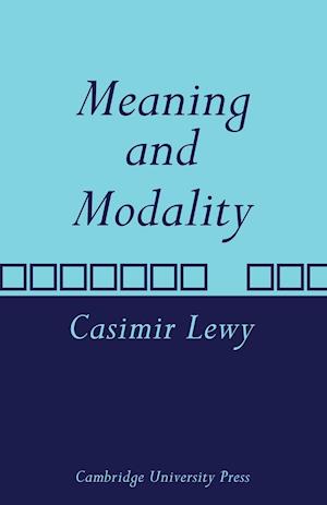 Meaning and Modality