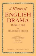 A History of English Drama 1660-1900 2 Part Paperback Set