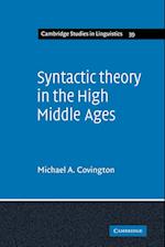 Syntactic Theory in the High Middle Ages