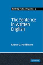 The Sentence in Written English