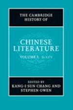 The Cambridge History of Chinese Literature 2 Volume Hardback  Set