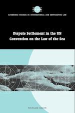 Dispute Settlement in the UN Convention on the Law of the Sea