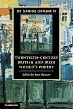 The Cambridge Companion to Twentieth-Century British and Irish Women's Poetry