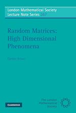 Random Matrices: High Dimensional Phenomena