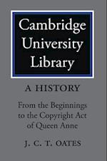 Cambridge University Library 2 Part Set: A History 
