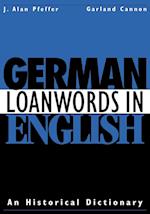 German Loanwords in English