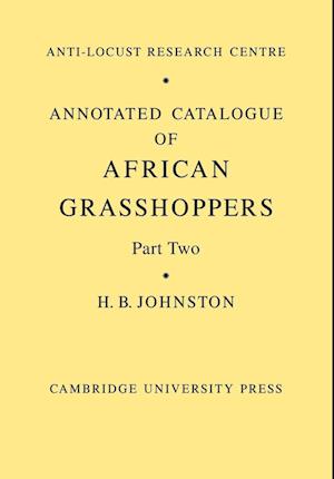 Annotated Catalogue of African Grasshoppers